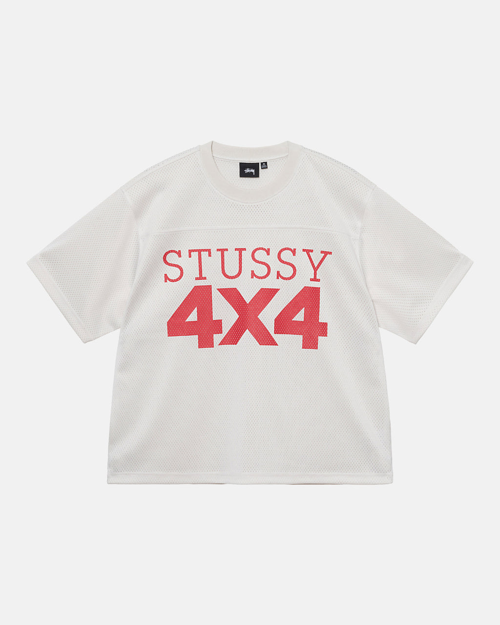 Stussy 4x4 Mesh Football Jersey Beige | 8956UWOVR