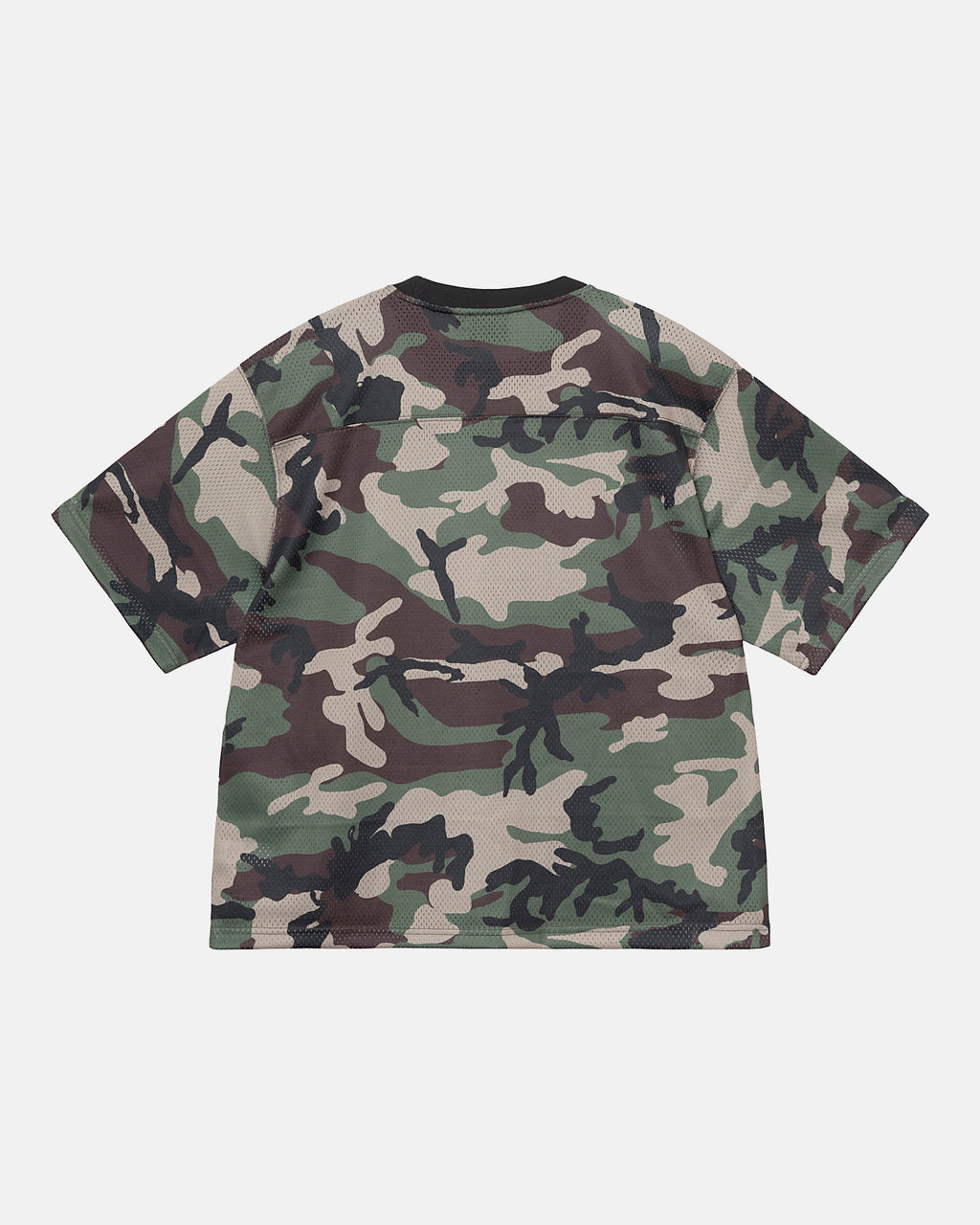 Stussy 4x4 Mesh Football Jersey Camo | 5619IQEMR