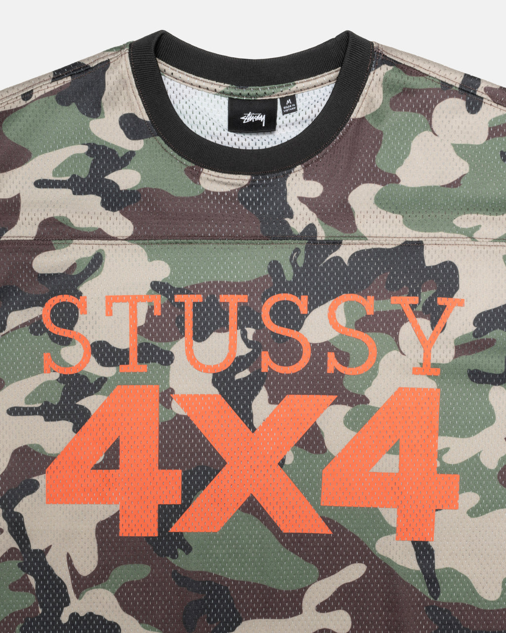 Stussy 4x4 Mesh Football Jersey Camo | 5619IQEMR