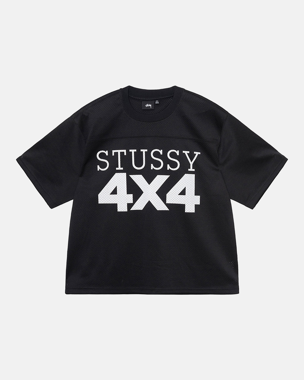 Stussy 4x4 Mesh Football Jersey Sort | 2983KWUPO