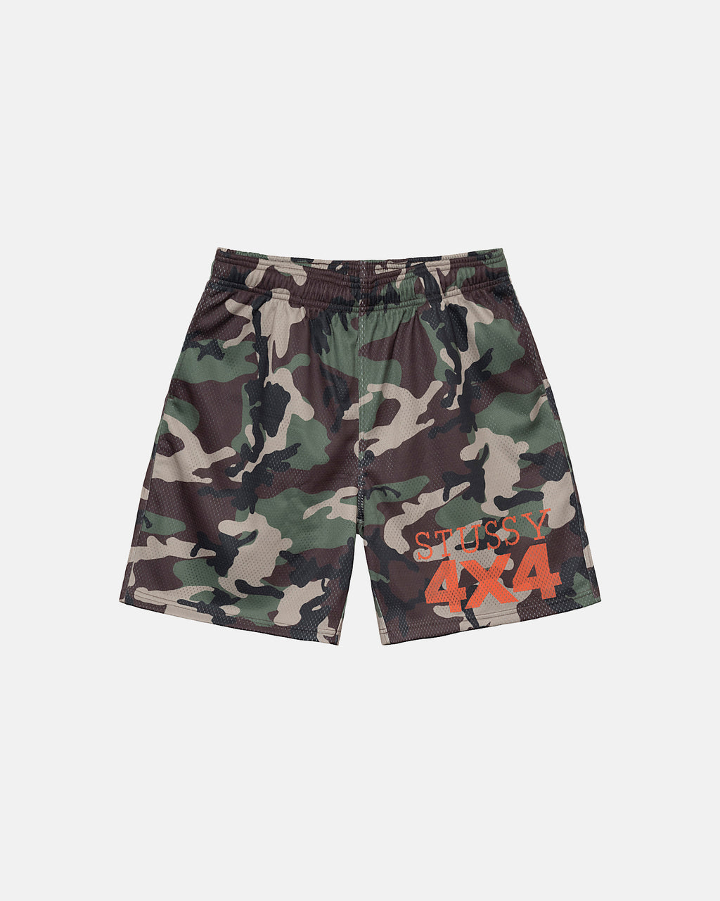 Stussy 4x4 Mesh Shorts Camo | 4608YZEKH