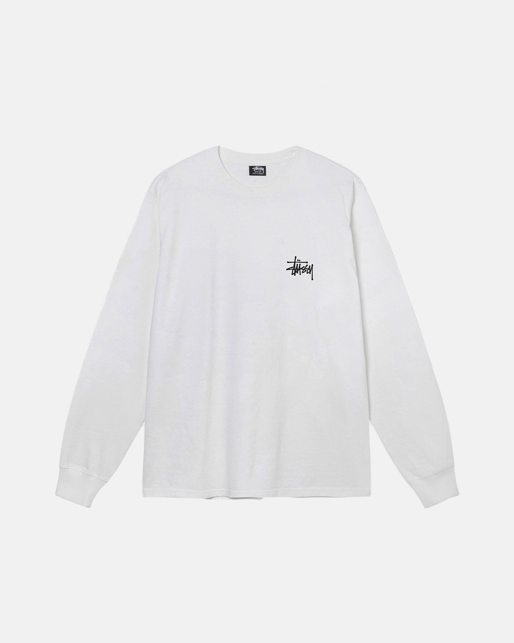 Stussy Basic Ls Løbe T-shirt Hvide | 7853CWTXU