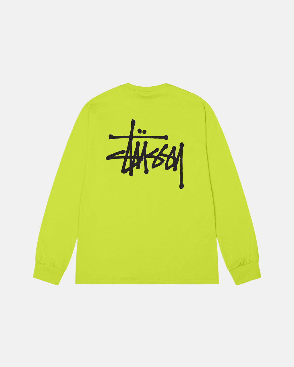 Stussy Basic Ls Løbe T-shirt Keylime | 6945IJCDG