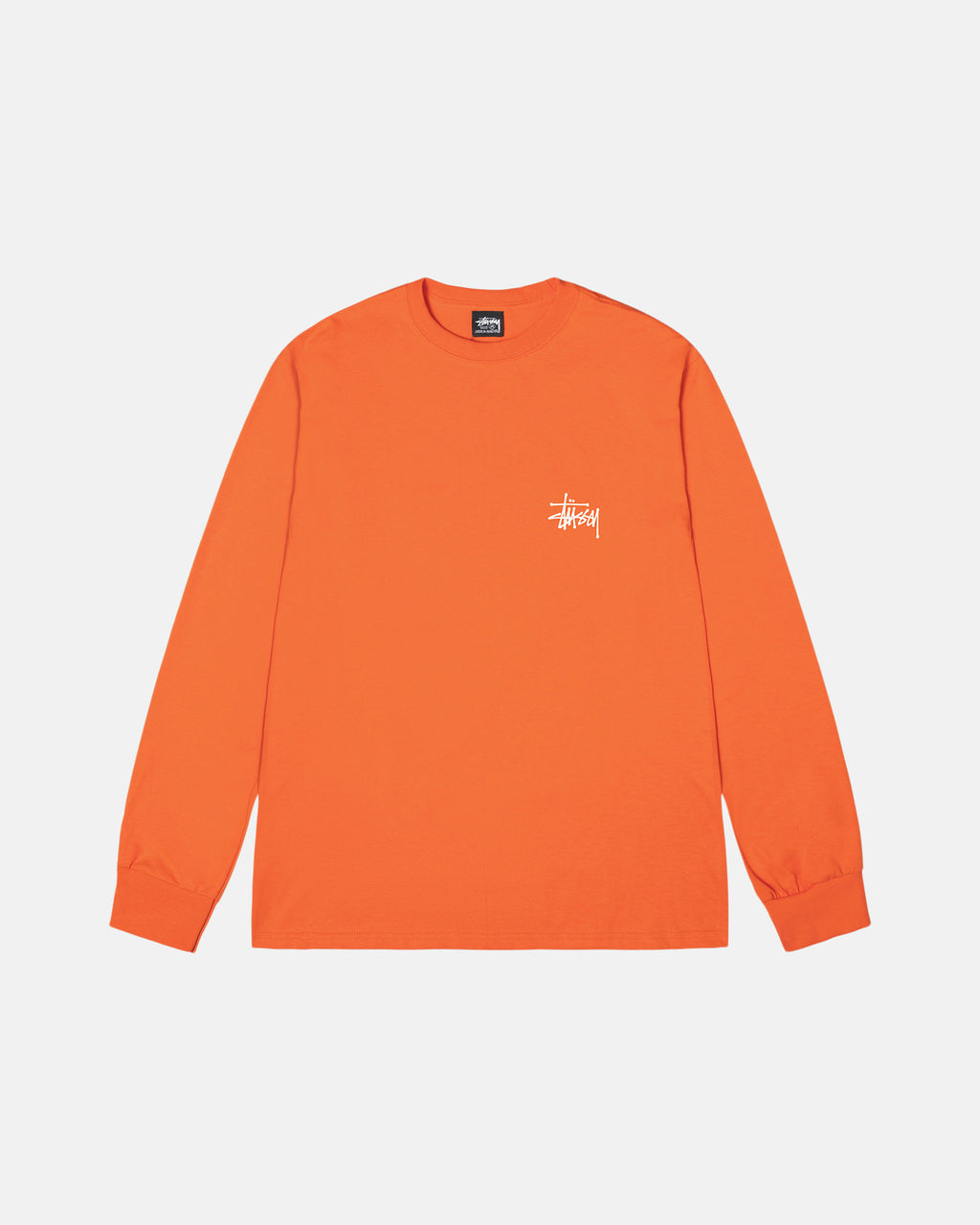 Stussy Basic Ls Løbe T-shirt Koral | 5346ACRYZ