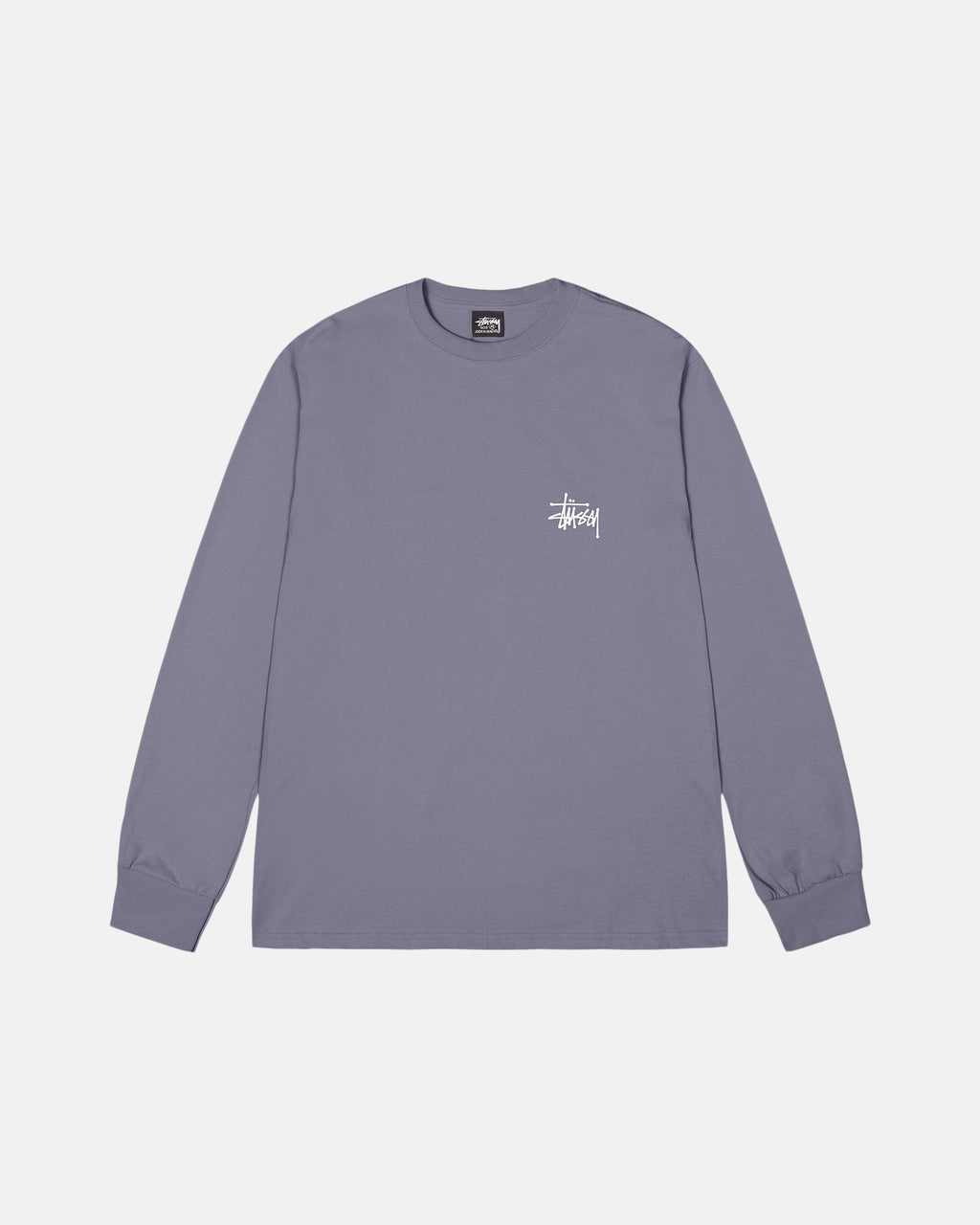 Stussy Basic Ls Løbe T-shirt Lilla | 7394PHIBJ