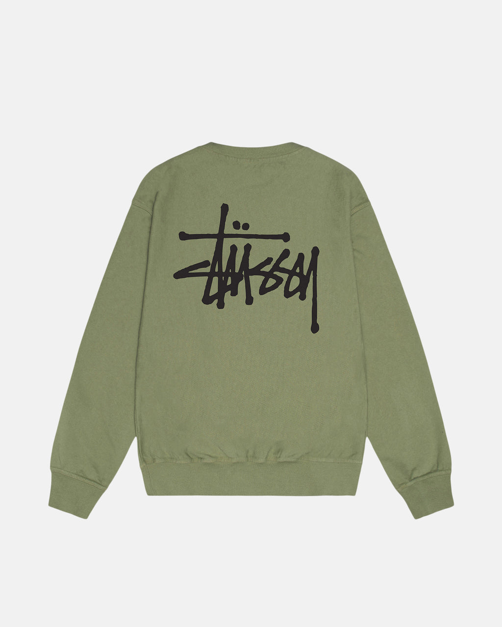 Stussy Basic Pigment Dyed Crew Shorts Artichoke | 5896RCZSU