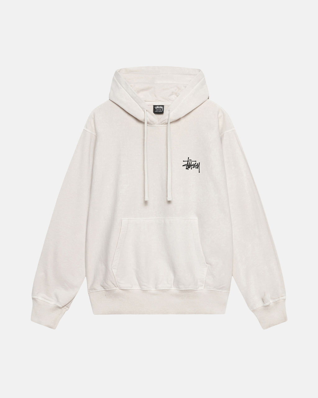 Stussy Basic Pigment Dyed Hættetrøje Beige | 3408FGZYS