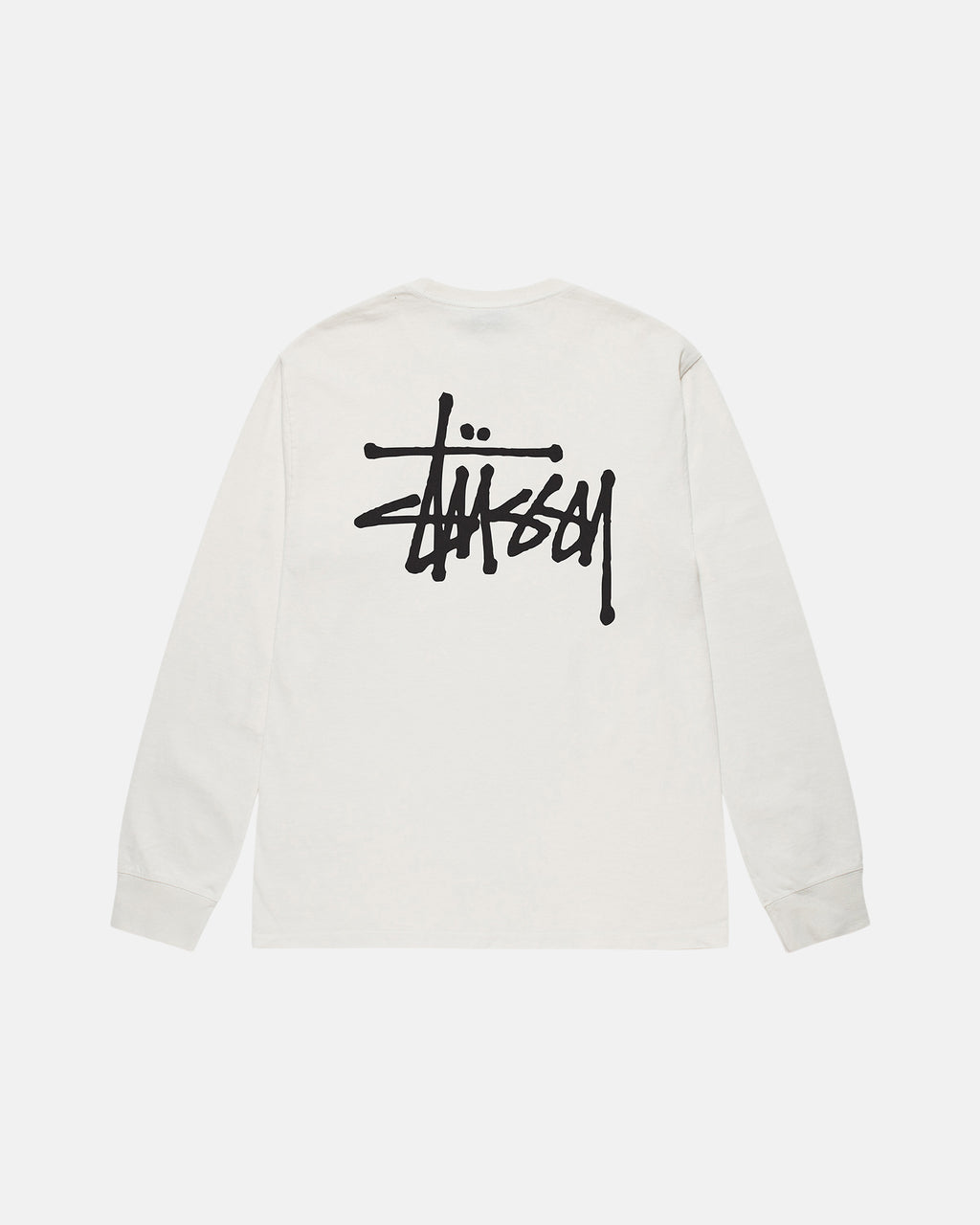 Stussy Basic Pigment Dyed Ls Løbe T-shirt Beige | 2854YGEQI