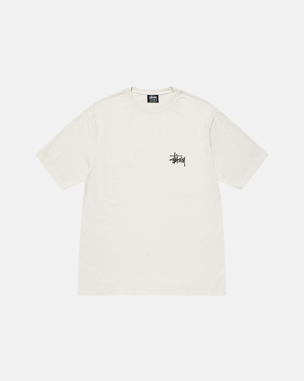 Stussy Basic Pigment Dyed Løbe T-shirt Beige | 1563DCWSZ