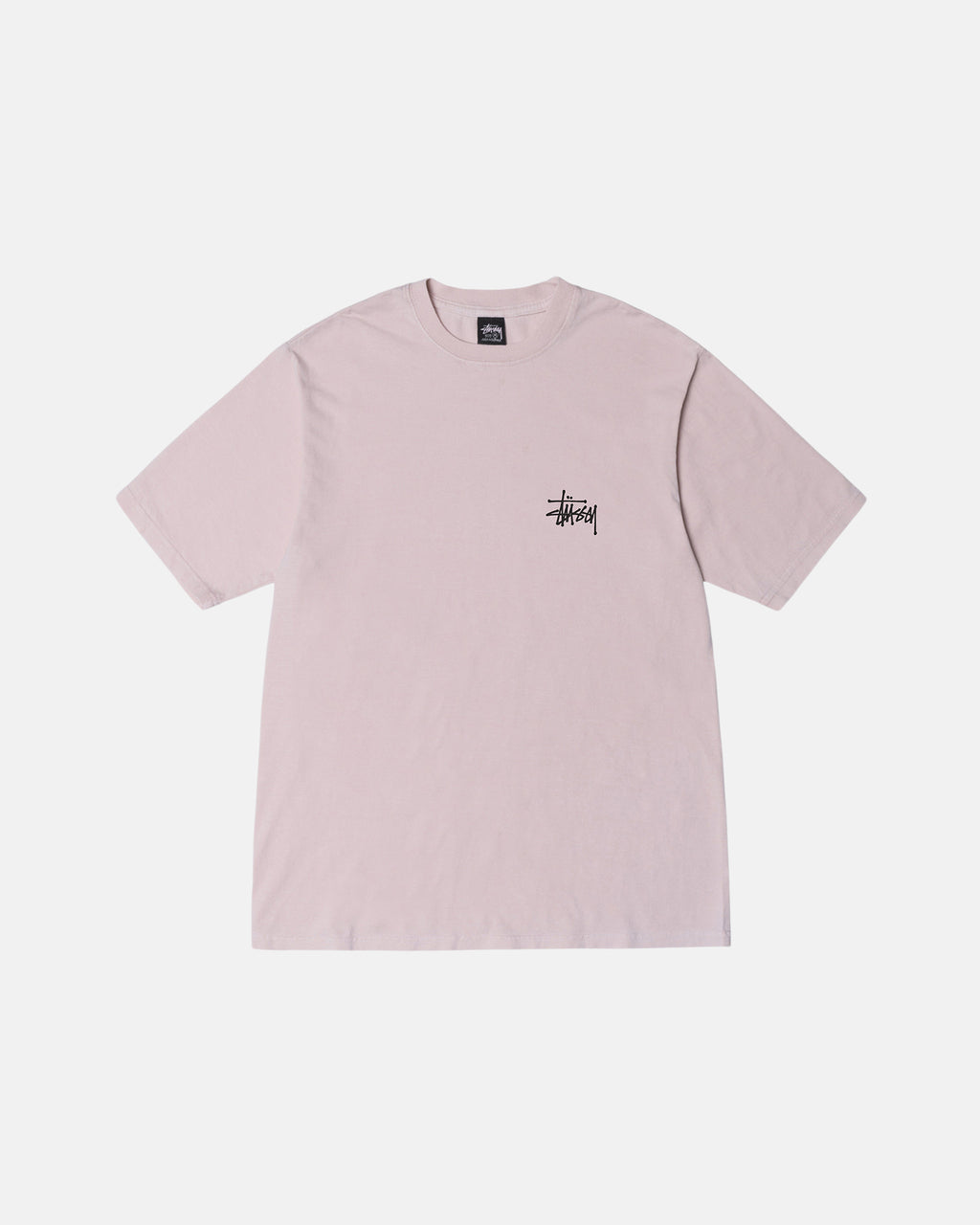 Stussy Basic Pigment Dyed Løbe T-shirt Lyserød | 3972PVNRK