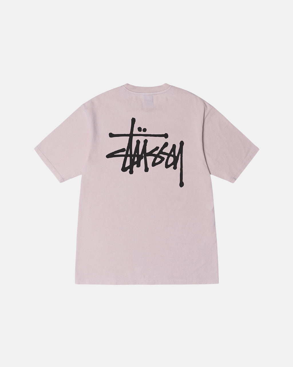 Stussy Basic Pigment Dyed Løbe T-shirt Lyserød | 3972PVNRK