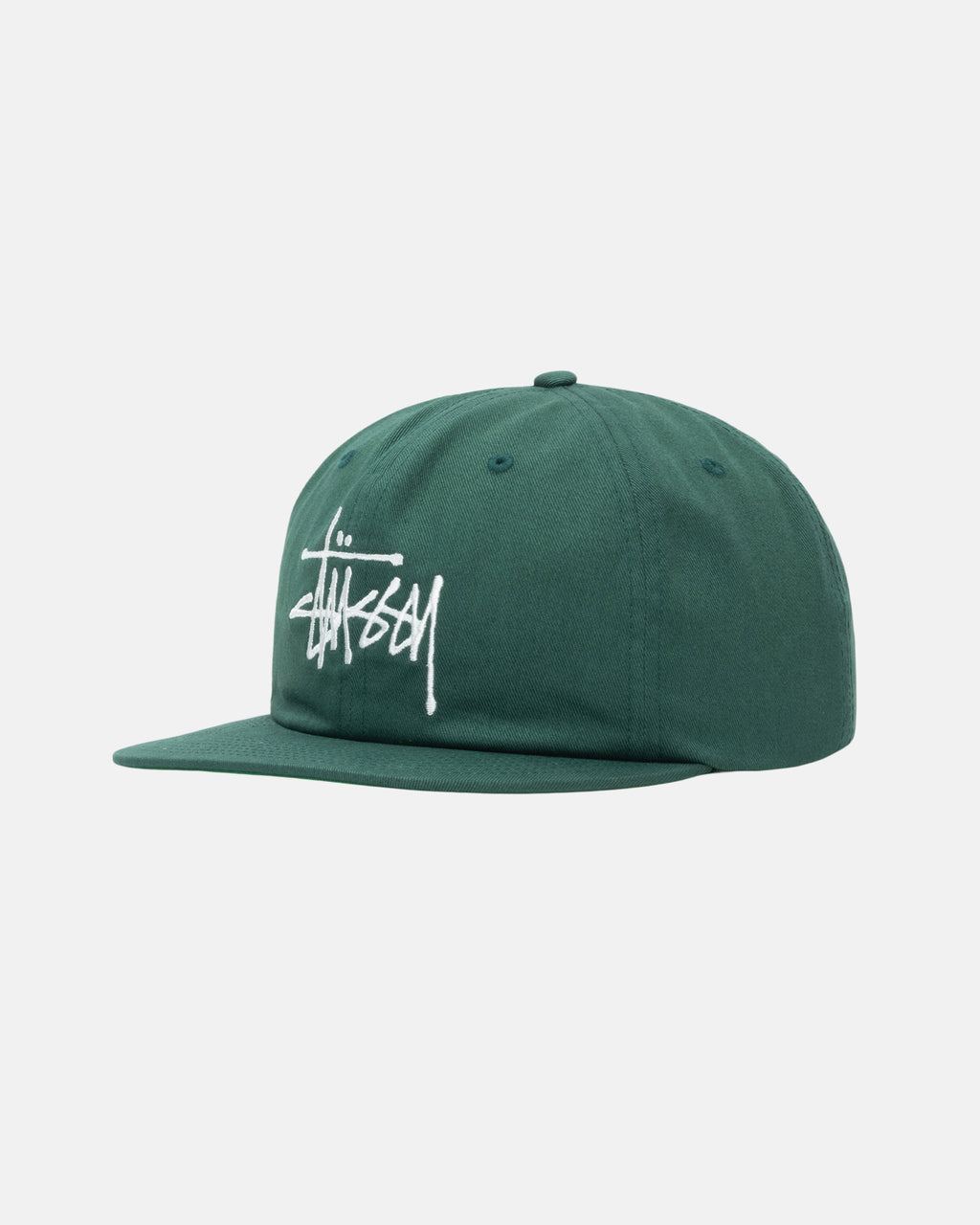 Stussy Basic Strapback Kasketter Forest | 6417KERQF