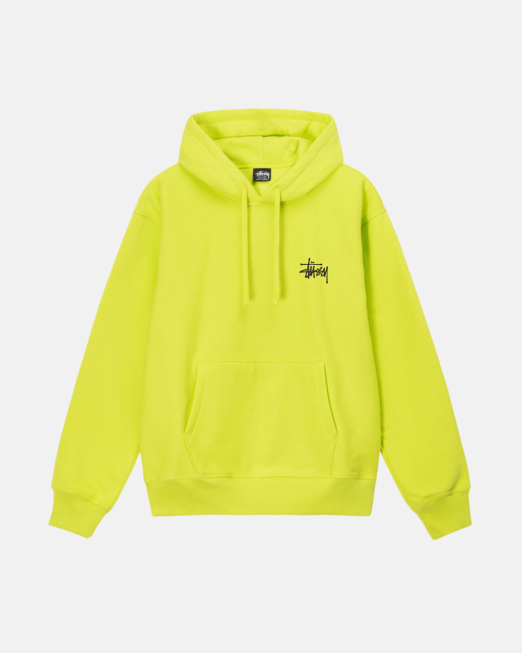 Stussy Basic Stüssy Hættetrøje Keylime | 5683SNVZF