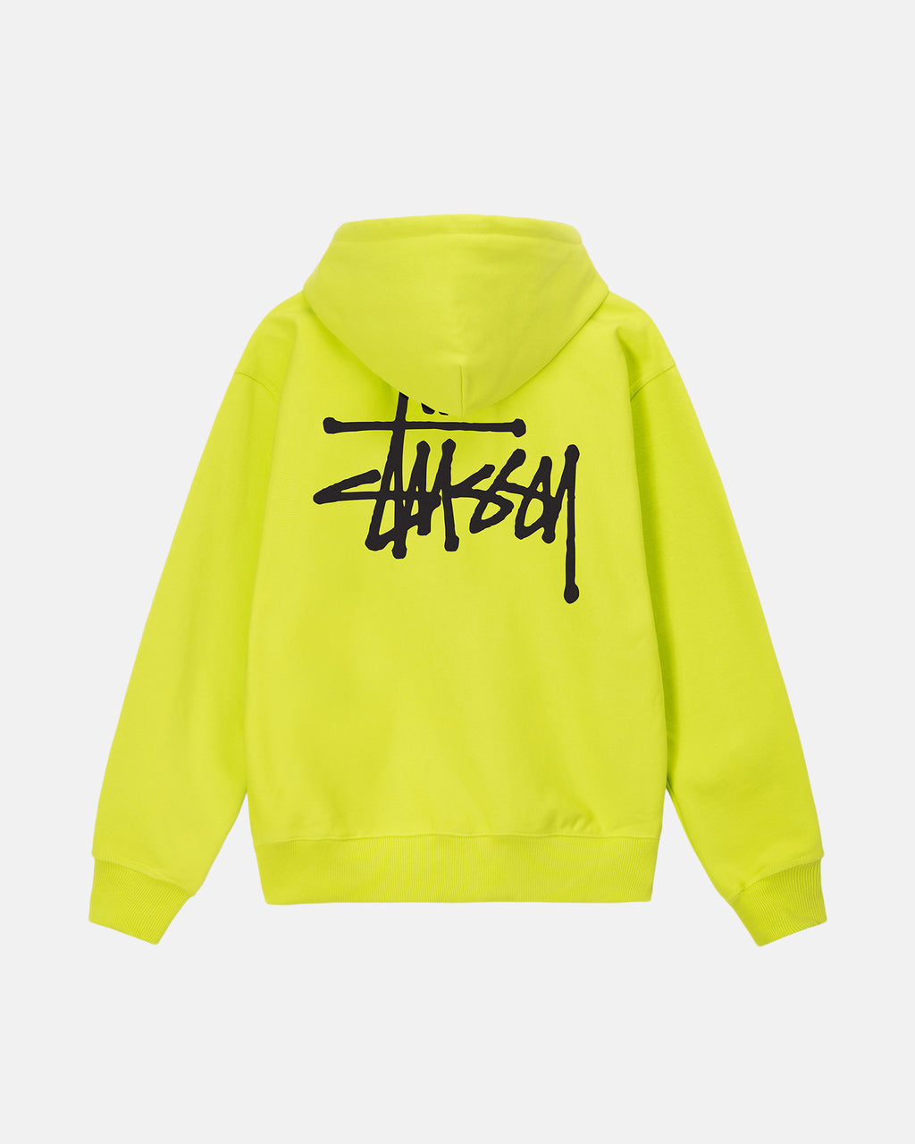 Stussy Basic Stüssy Hættetrøje Keylime | 5683SNVZF