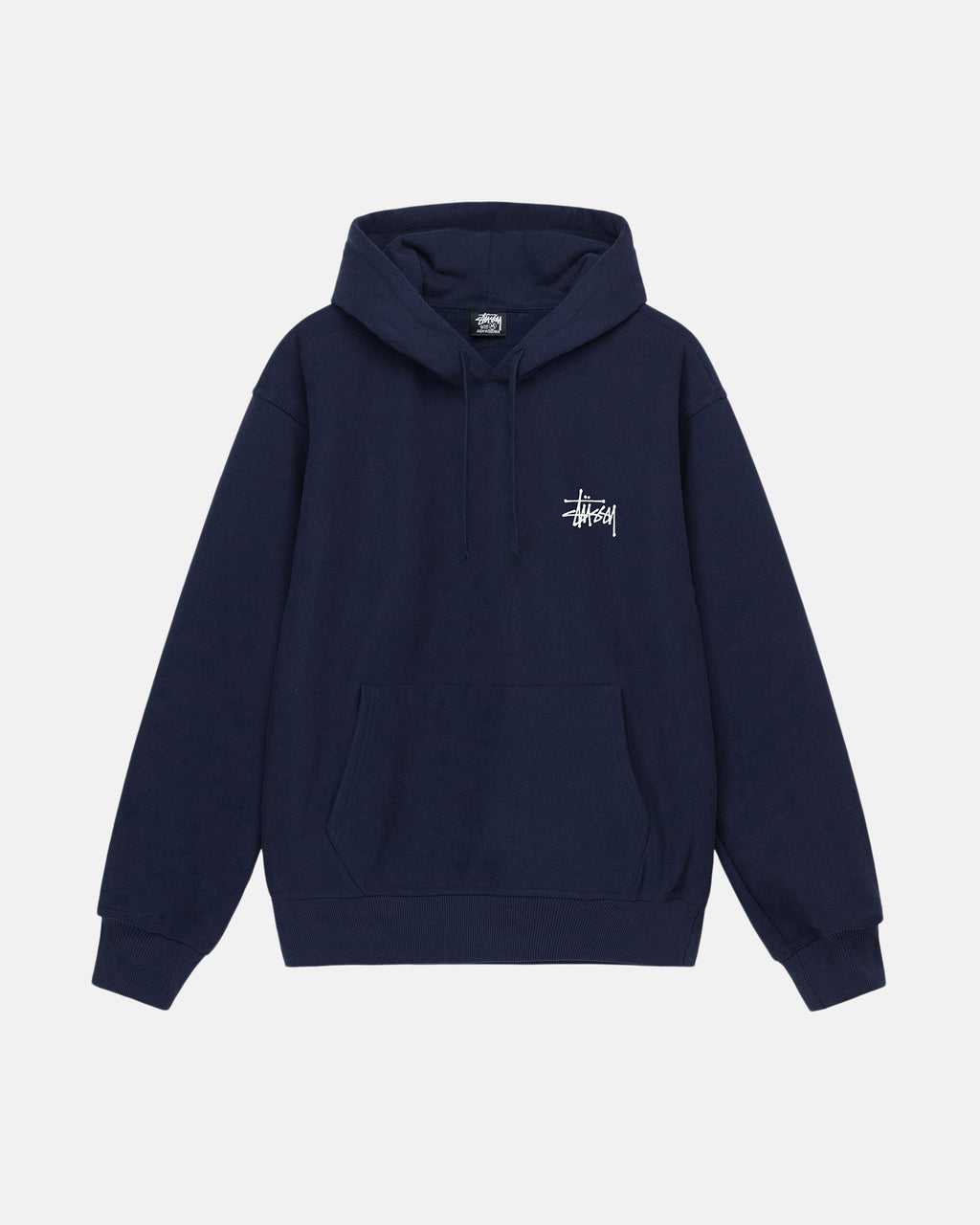 Stussy Basic Stüssy Hættetrøje Mørkeblå | 1530GZOYL