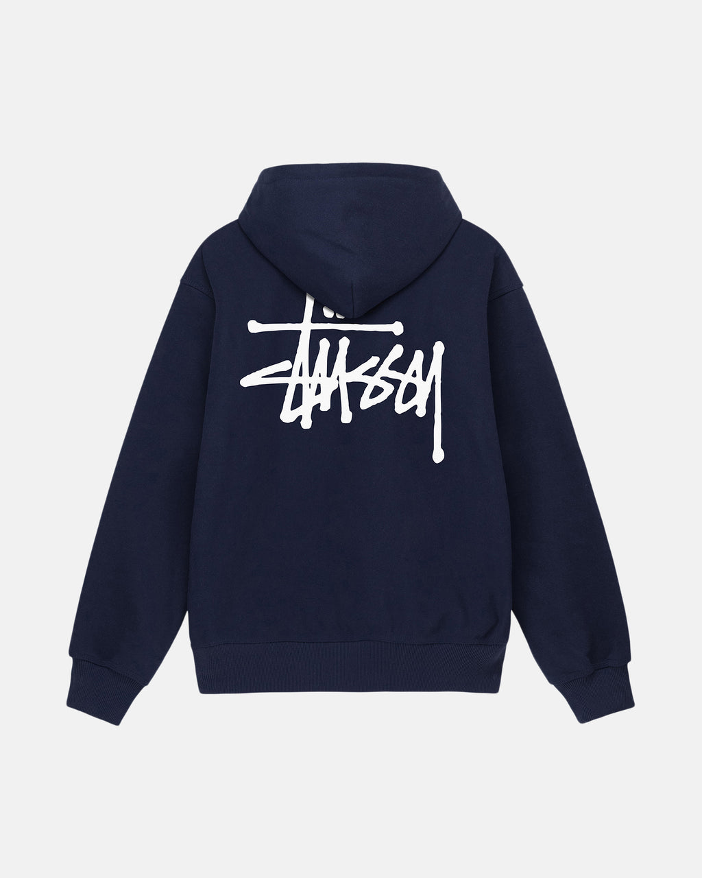 Stussy Basic Stüssy Hættetrøje Mørkeblå | 1530GZOYL