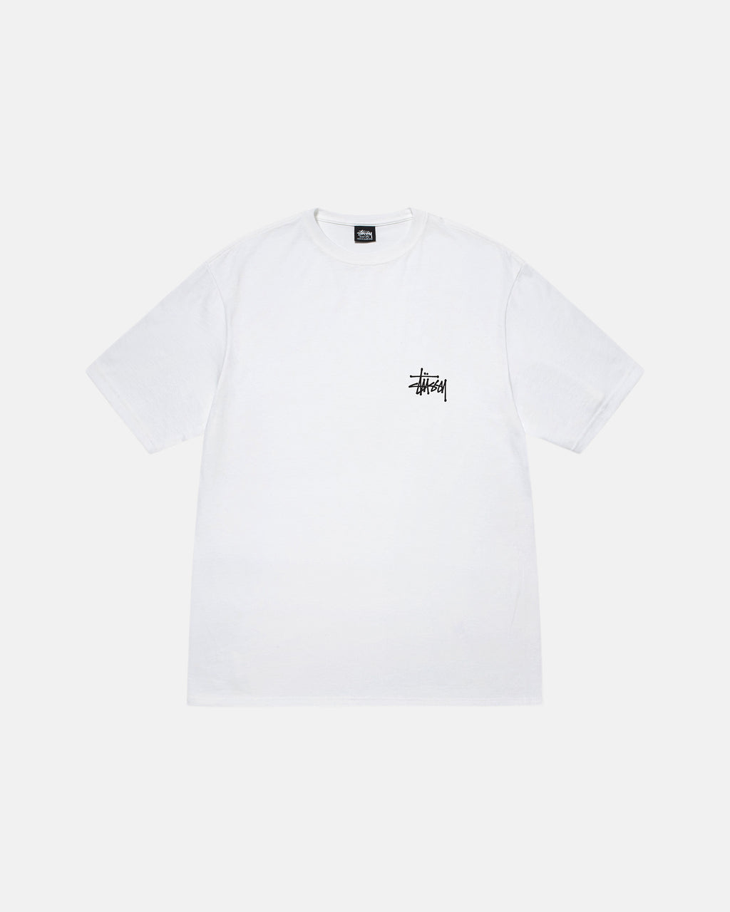 Stussy Basic Stüssy Løbe T-shirt Hvide | 5278NKDYU