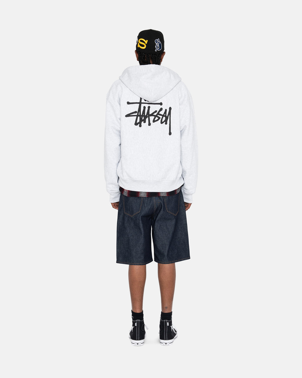 Stussy Basic Zip Hættetrøje Grå | 7395HLKZX