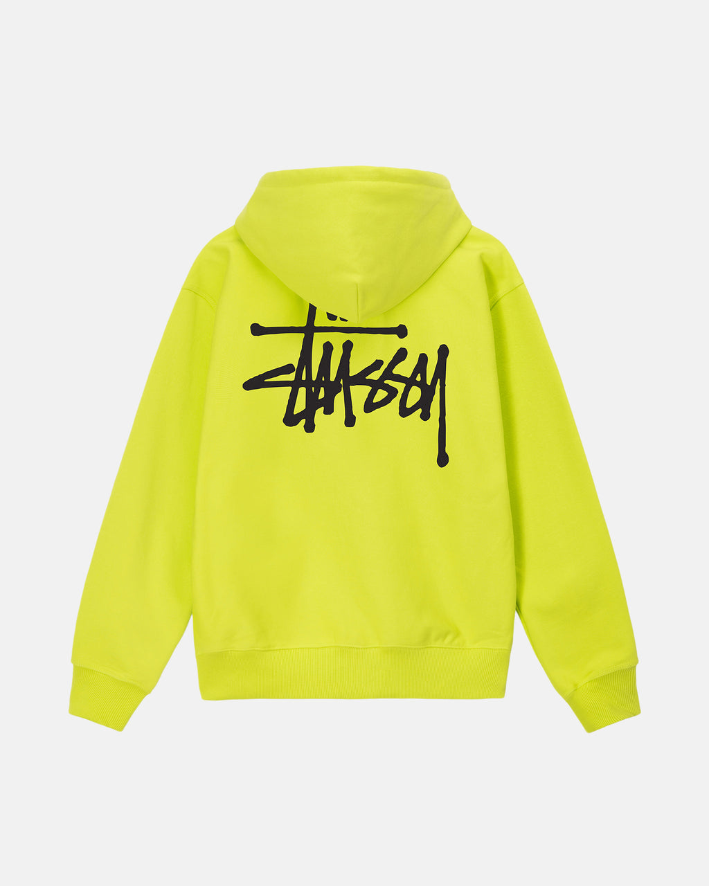 Stussy Basic Zip Hættetrøje Keylime | 8652BAPGV