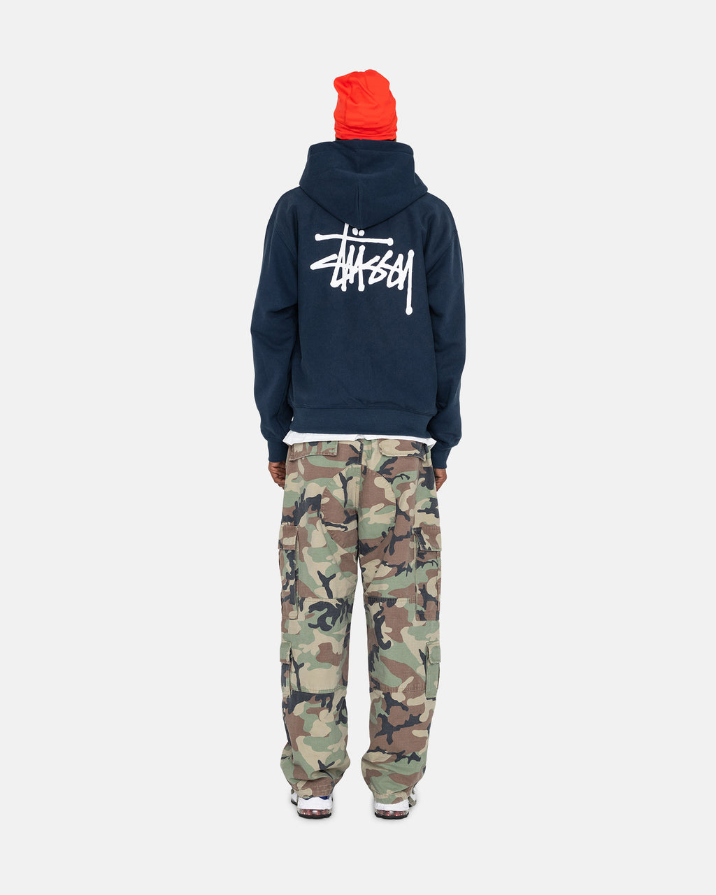 Stussy Basic Zip Hættetrøje Mørkeblå | 9564ZTJVC