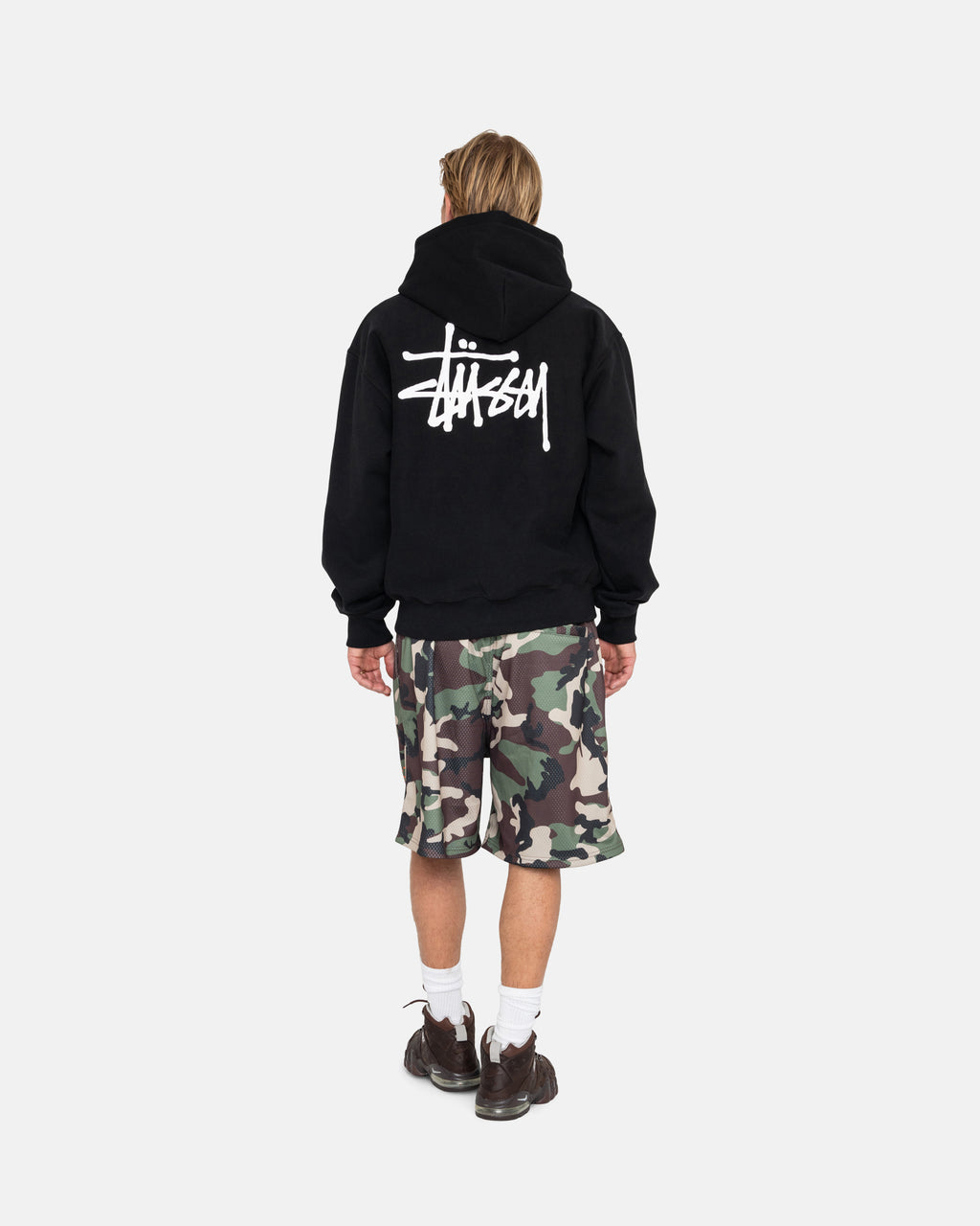 Stussy Basic Zip Hættetrøje Sort | 5637ZIMGT