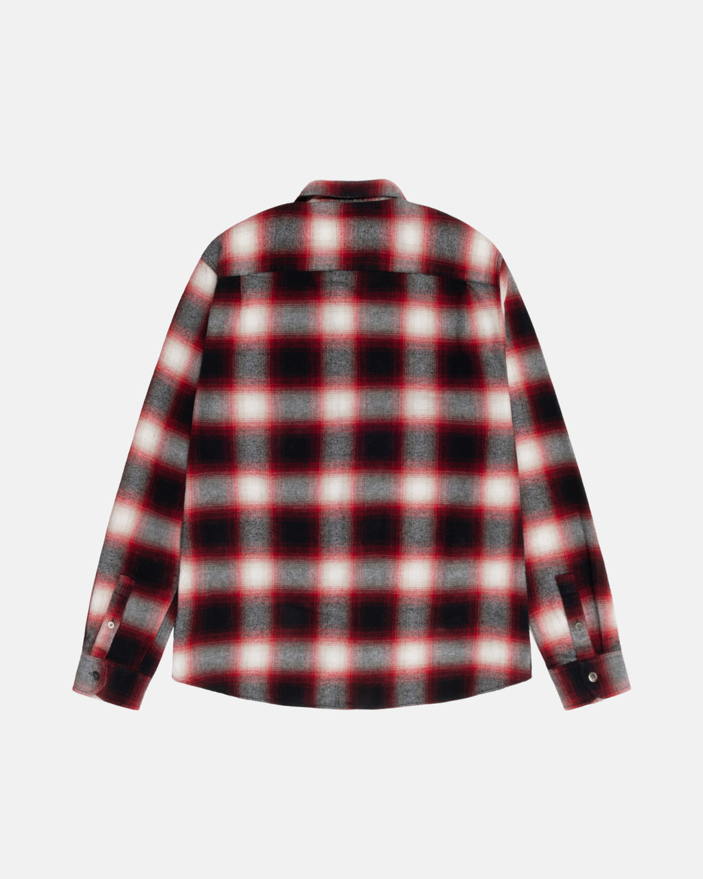 Stussy Bay Plaid Skjorte Rød | 4698ZMPEA