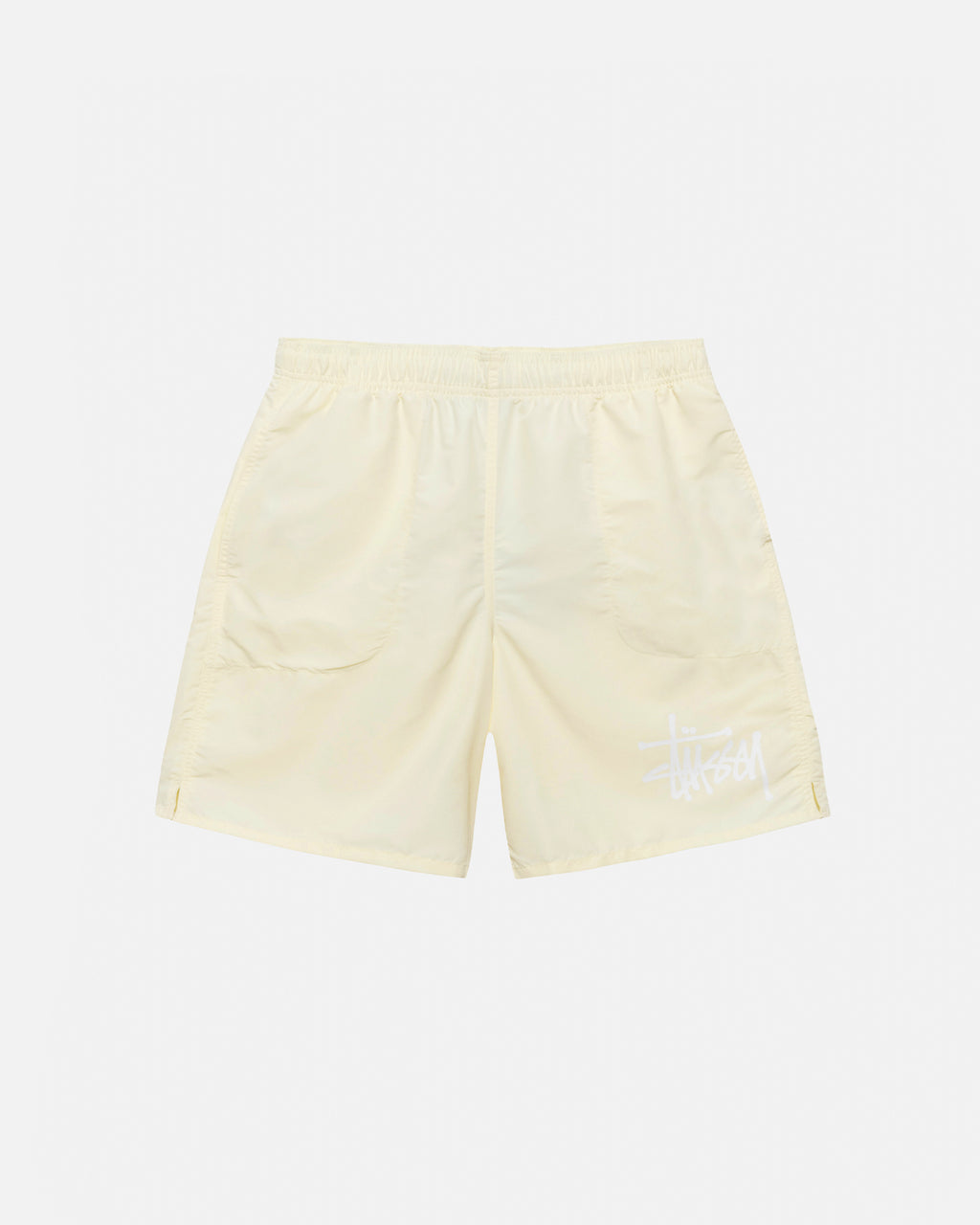 Stussy Big Basic Strand Shorts Hvide | 0798WTROK