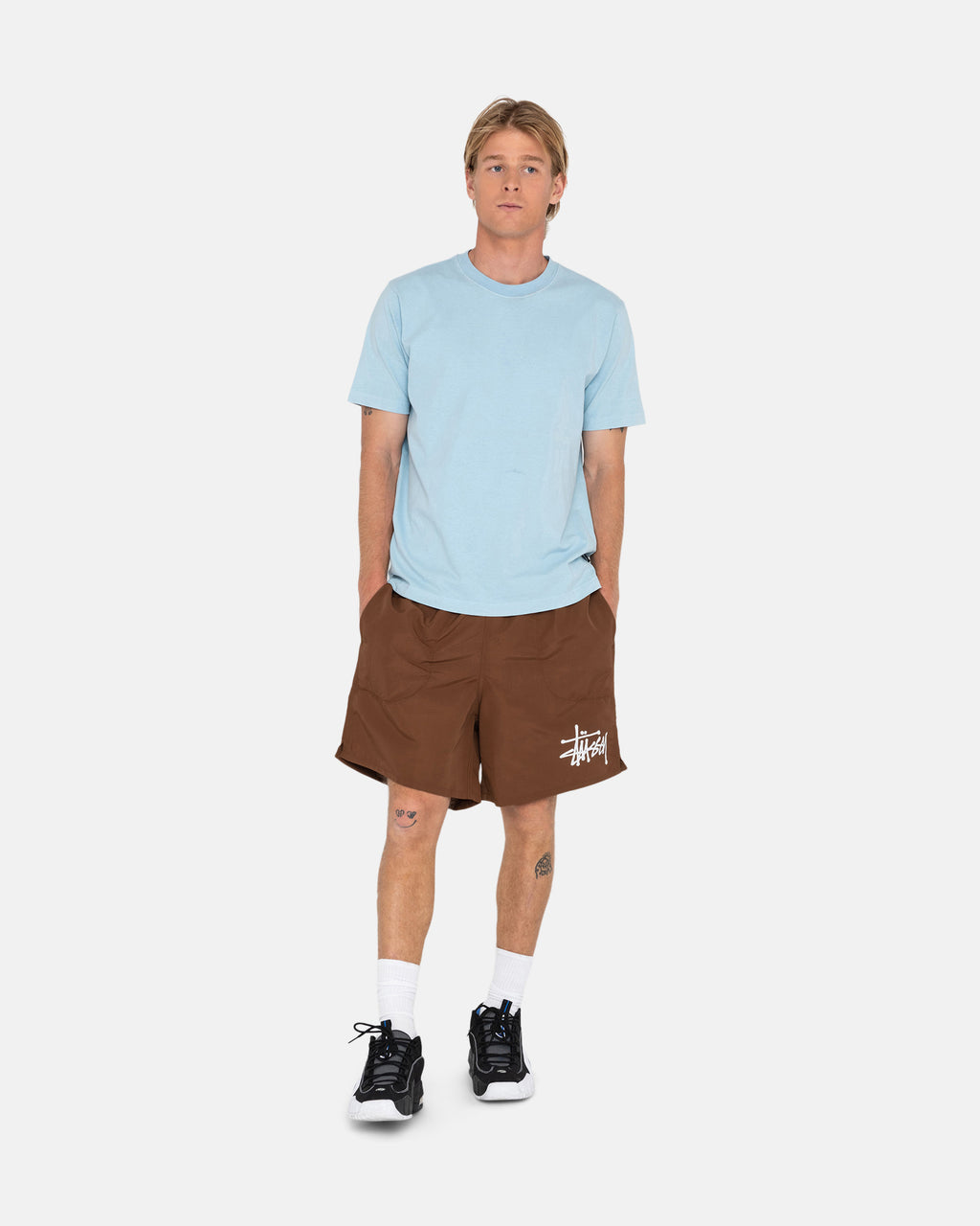 Stussy Big Basic Strand Shorts Kaffe | 3750UMXER