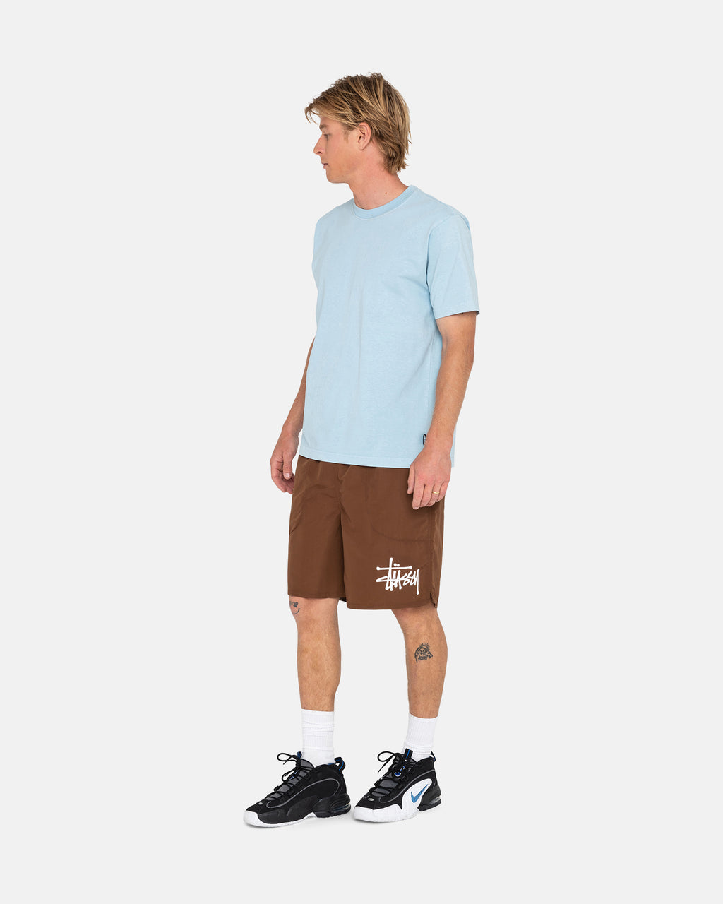 Stussy Big Basic Strand Shorts Kaffe | 3750UMXER