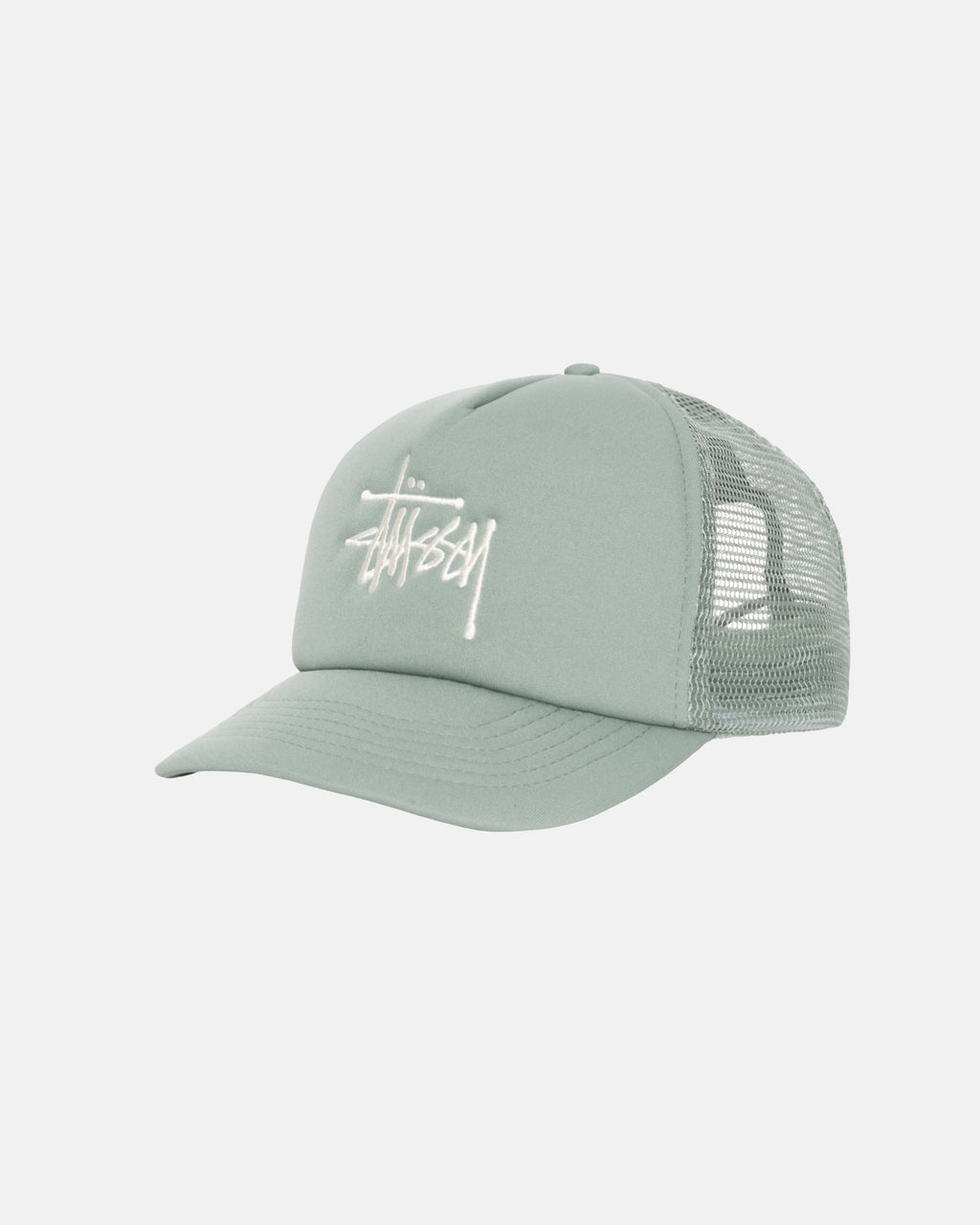 Stussy Big Basic Trucker Kasketter Lyseolivengrøn | 3421TNRYB