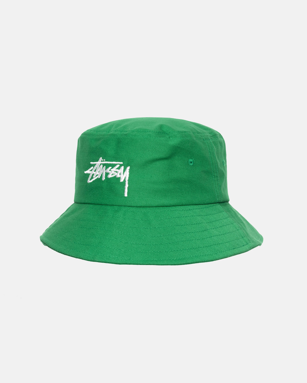 Stussy Big Stock Bucket Hat Grøn | 7946HPFXY