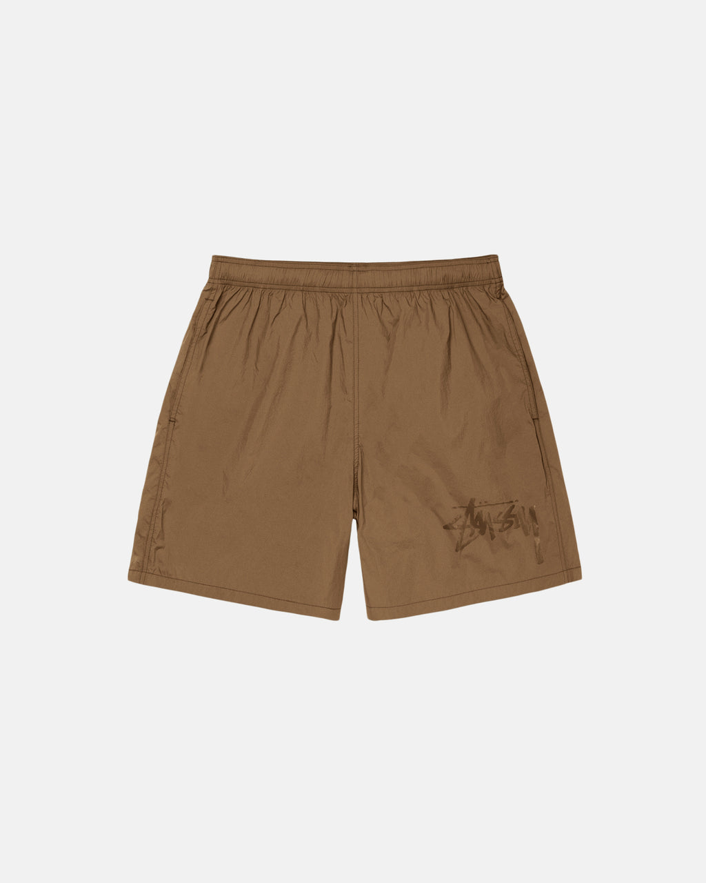 Stussy Big Stock Nylon Shorts Guld | 5738DOUTH