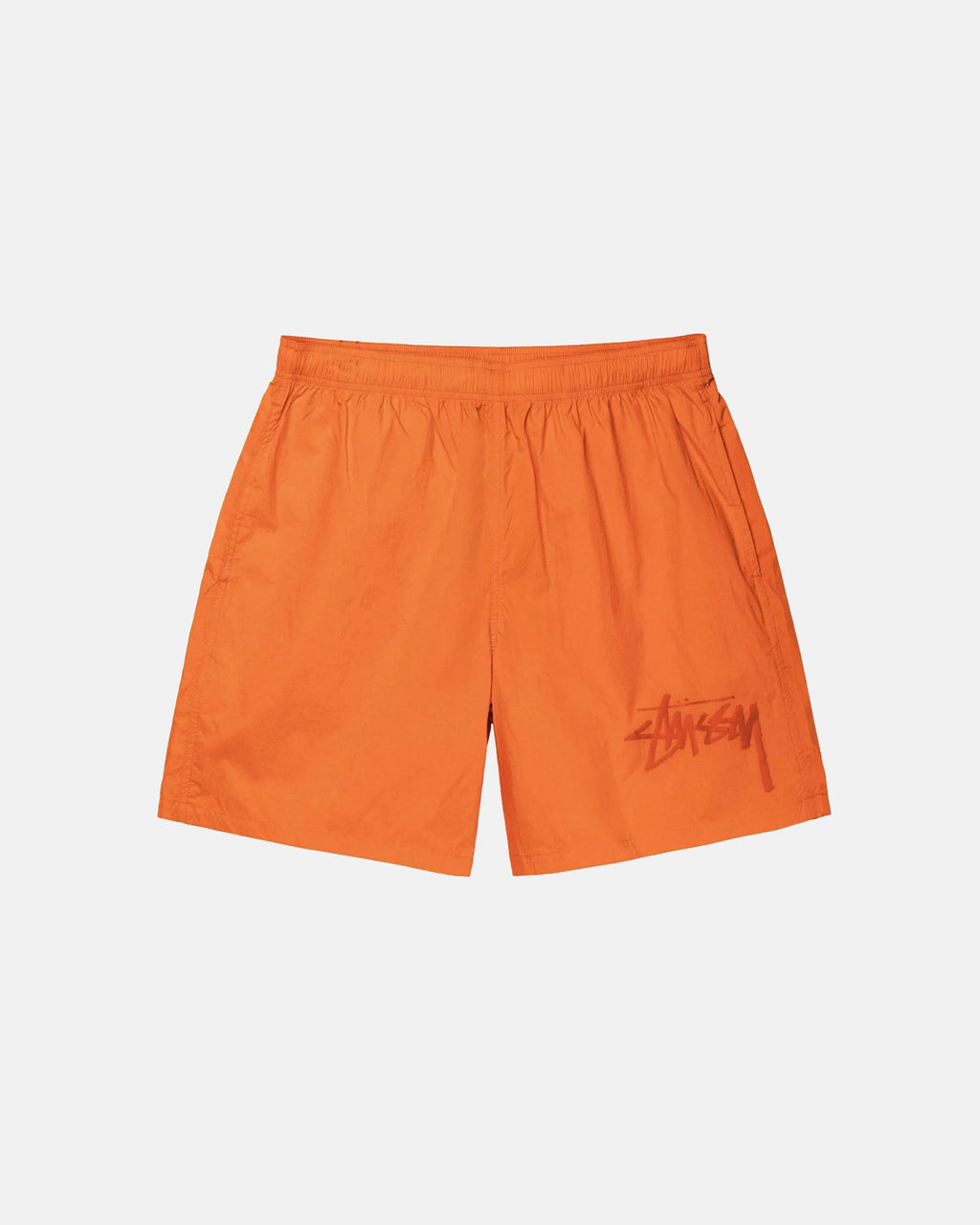 Stussy Big Stock Nylon Shorts Orange | 8291XJKOF