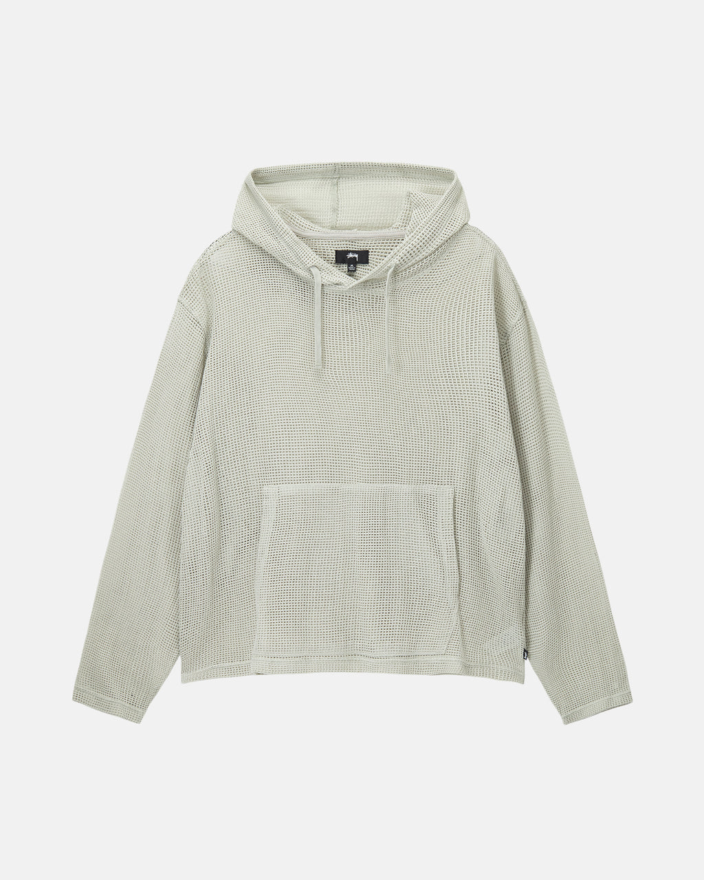 Stussy Bomulds Mesh Hættetrøje Beige | 7269KELTV