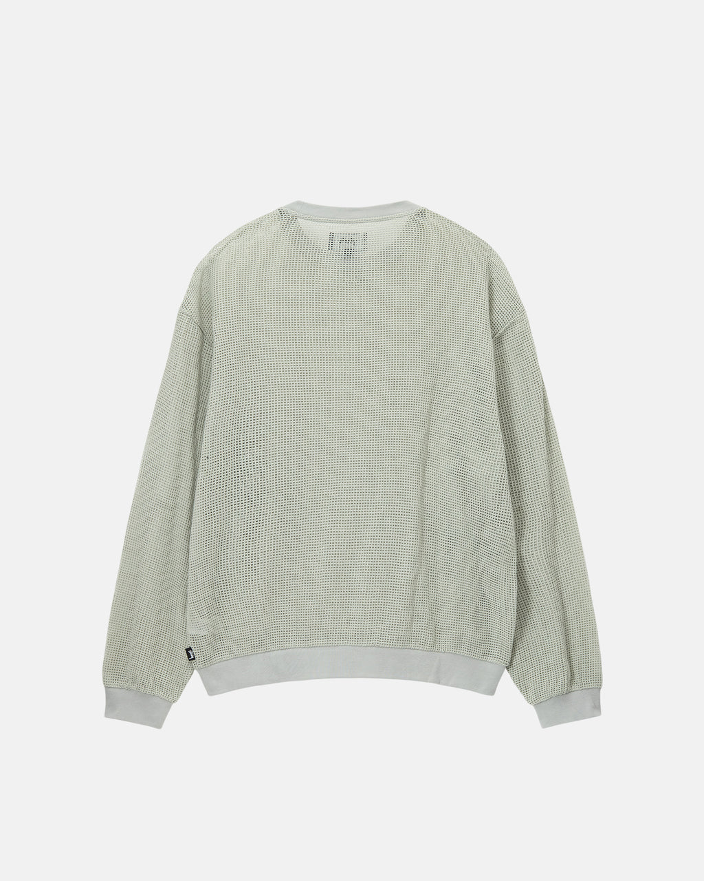 Stussy Bomulds Mesh Ls Crew Skjorte Beige | 5028SDIQO