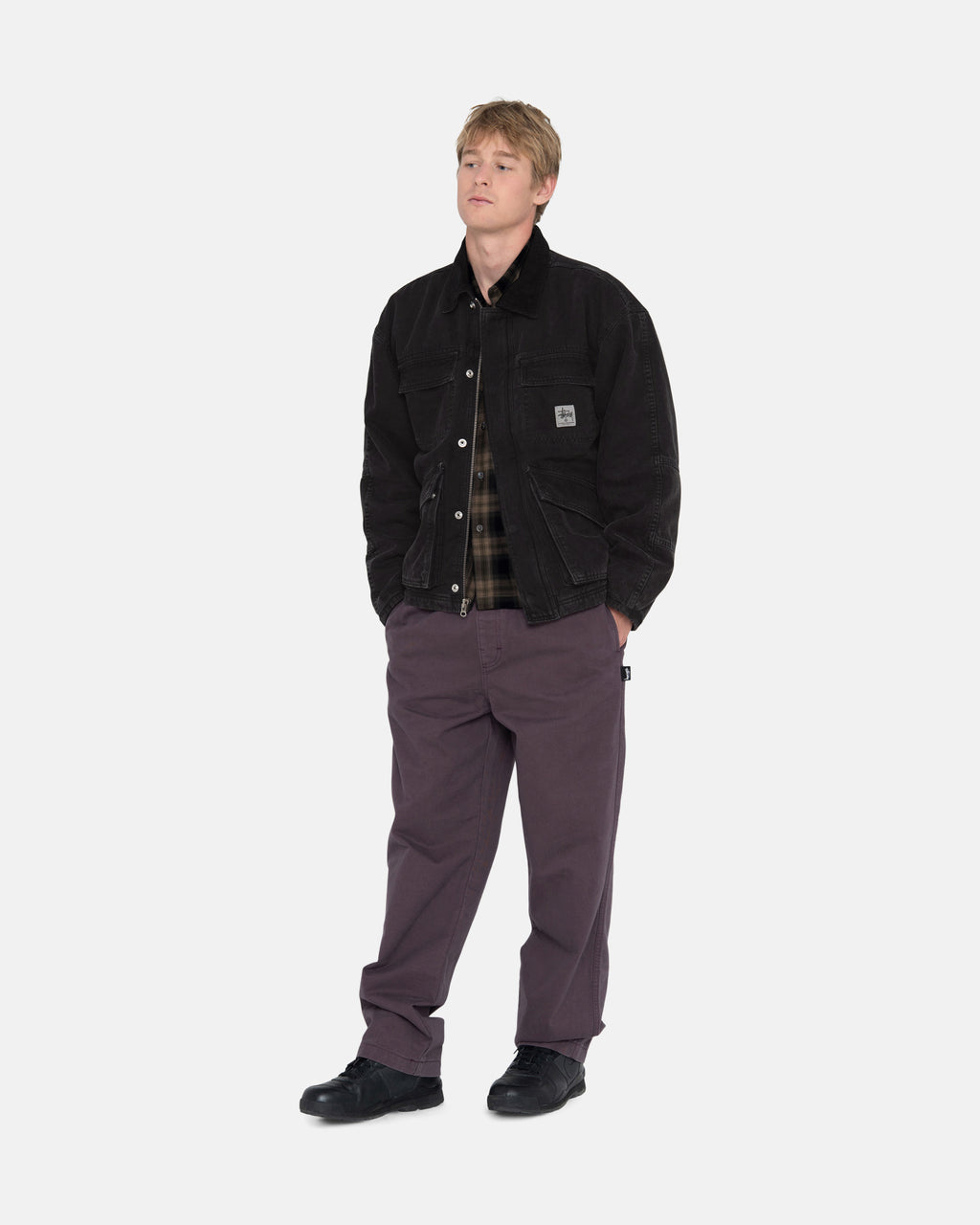 Stussy Brushed Beach Bukser Bordeaux | 4937GUOQB