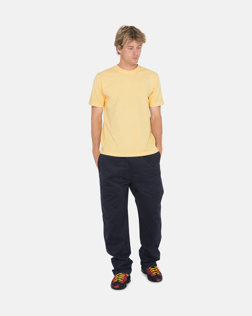 Stussy Brushed Beach Bukser Mørkeblå | 2789WBYGX