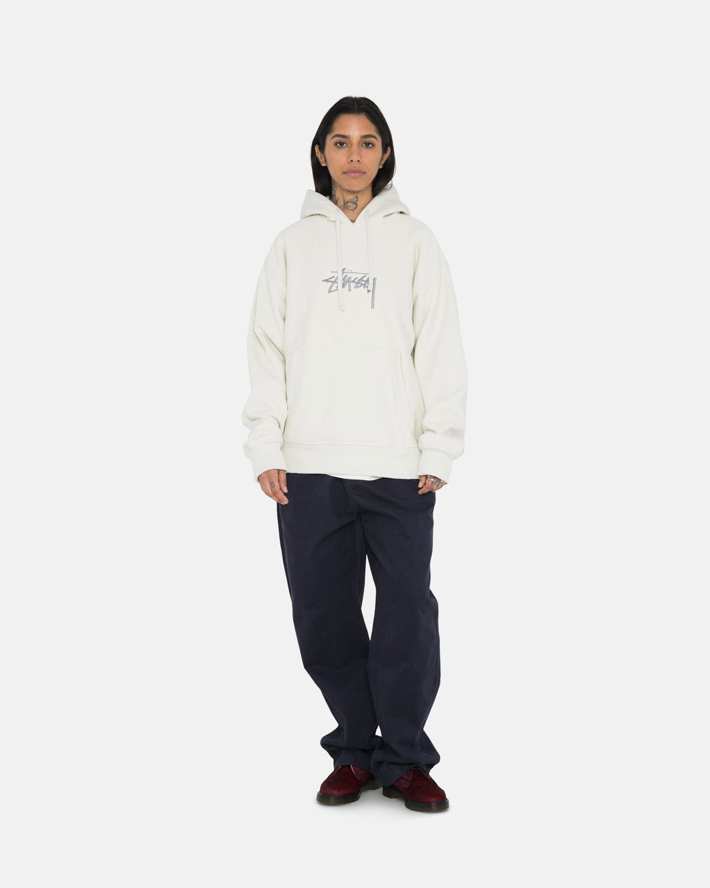 Stussy Brushed Beach Bukser Mørkeblå | 2789WBYGX