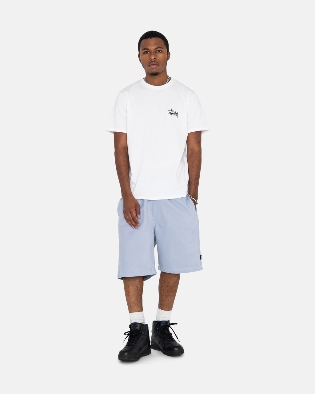 Stussy Brushed Beach Shorts Blå | 0397ZCNUB