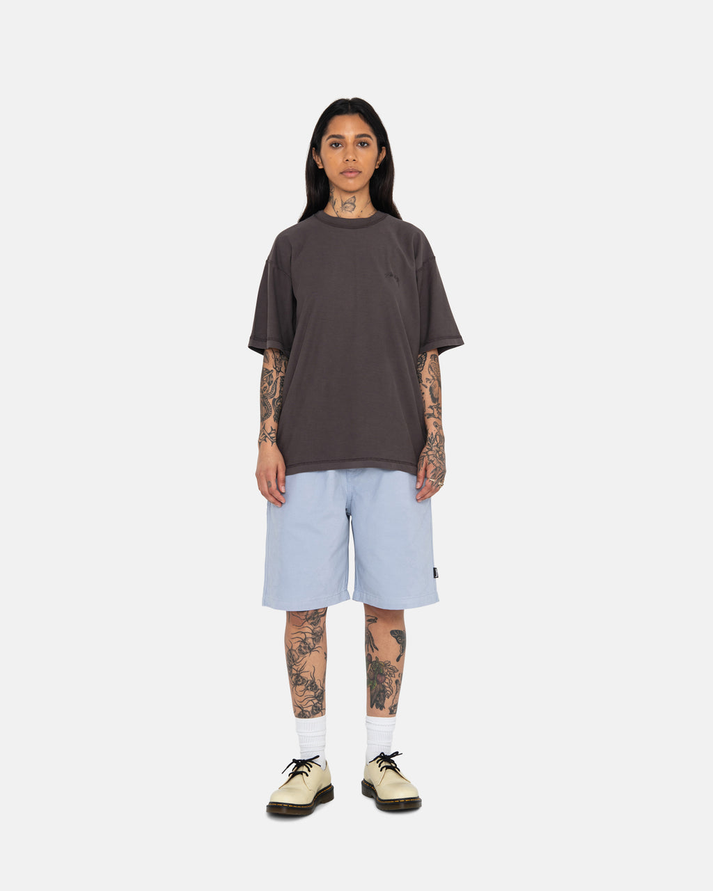 Stussy Brushed Beach Shorts Blå | 0397ZCNUB