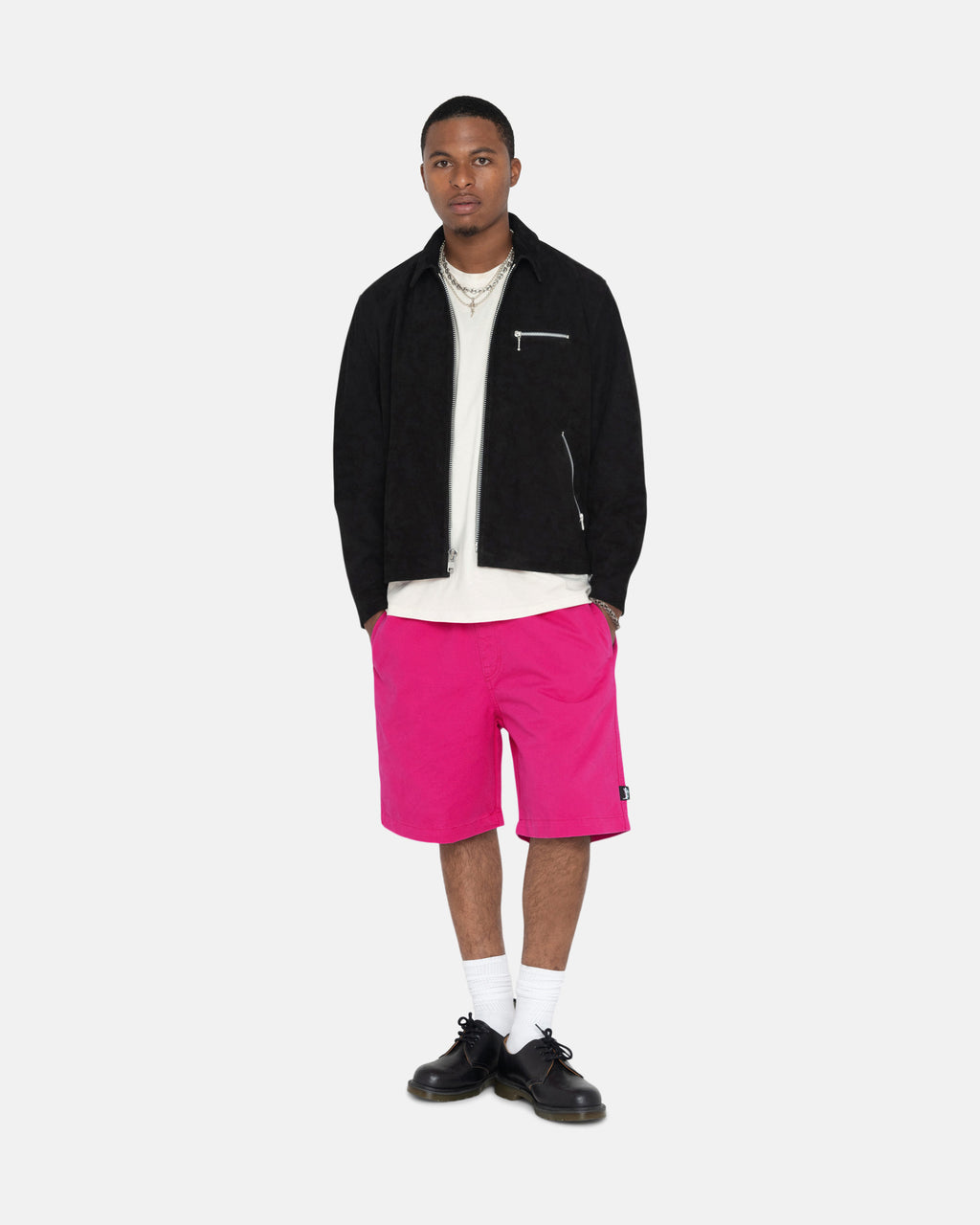 Stussy Brushed Beach Shorts Lyserød | 7985RVASE