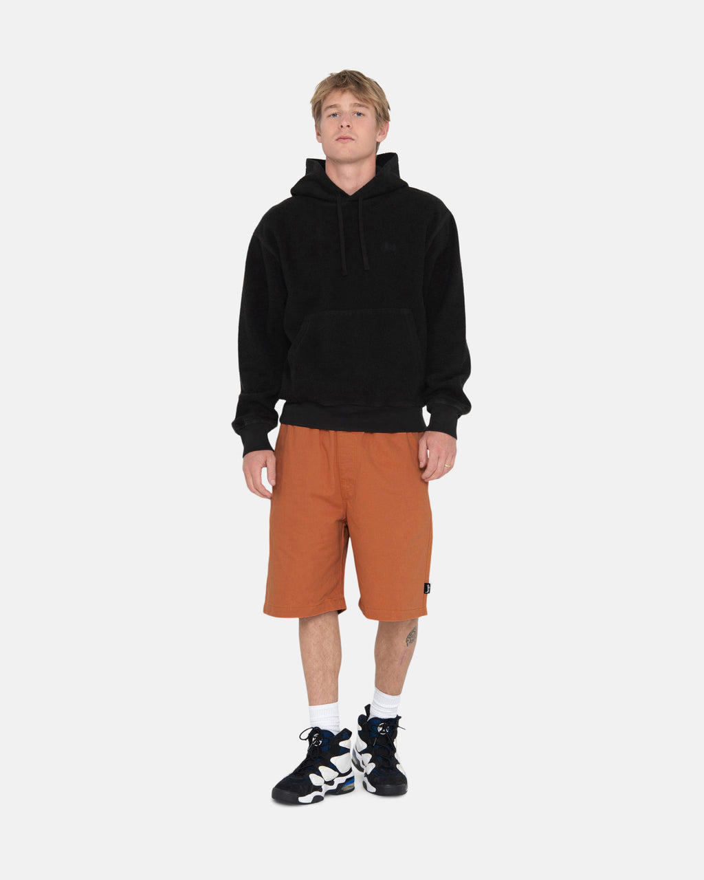 Stussy Brushed Beach Shorts Rød | 3814AMYXW