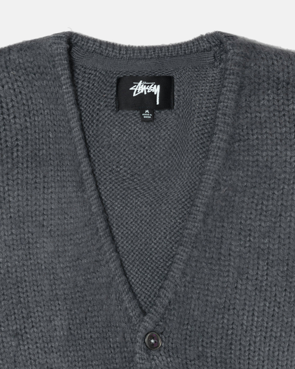 Stussy Brushed Cardigan Trøjer Grå | 9206NFESB