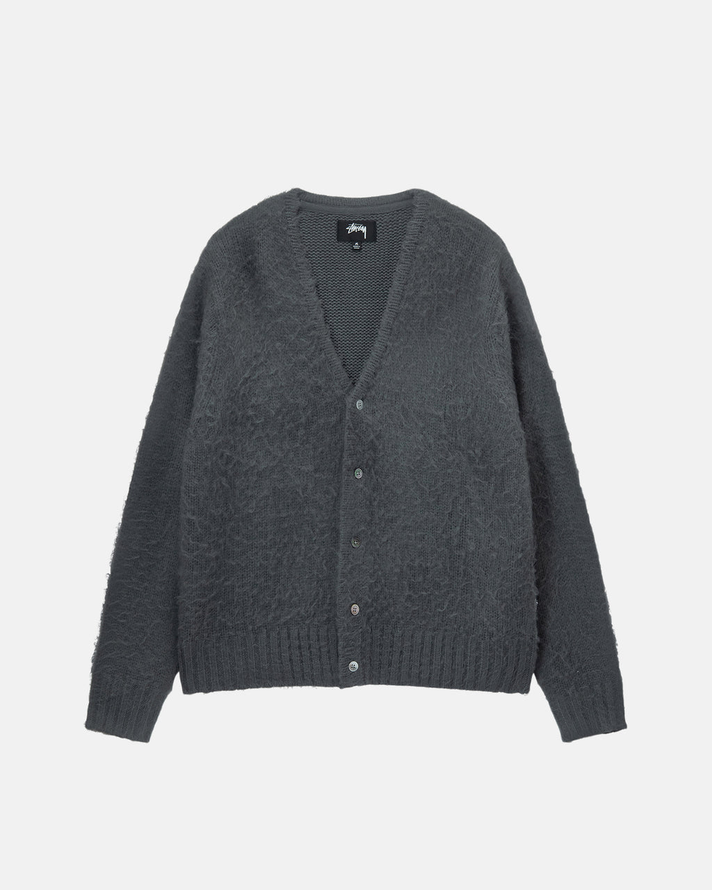 Stussy Brushed Cardigan Trøjer Grå | 9206NFESB