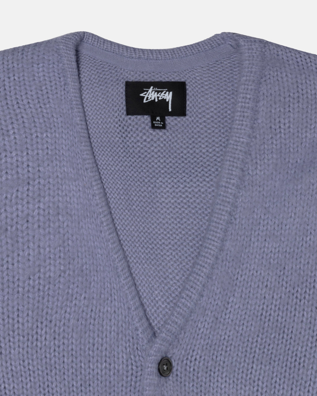 Stussy Brushed Cardigan Trøjer Lavendel | 7506PMTAK