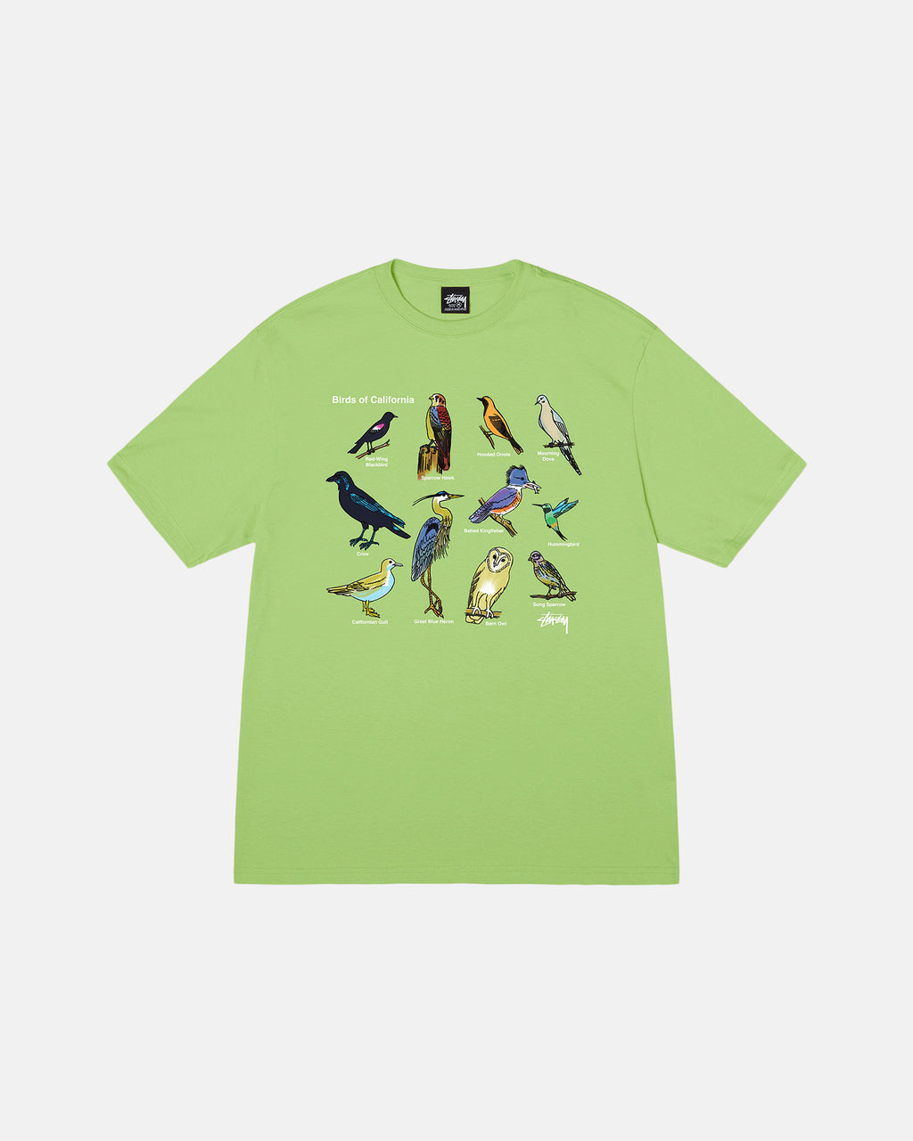 Stussy California Birds Løbe T-shirt Tea | 6703RNISX