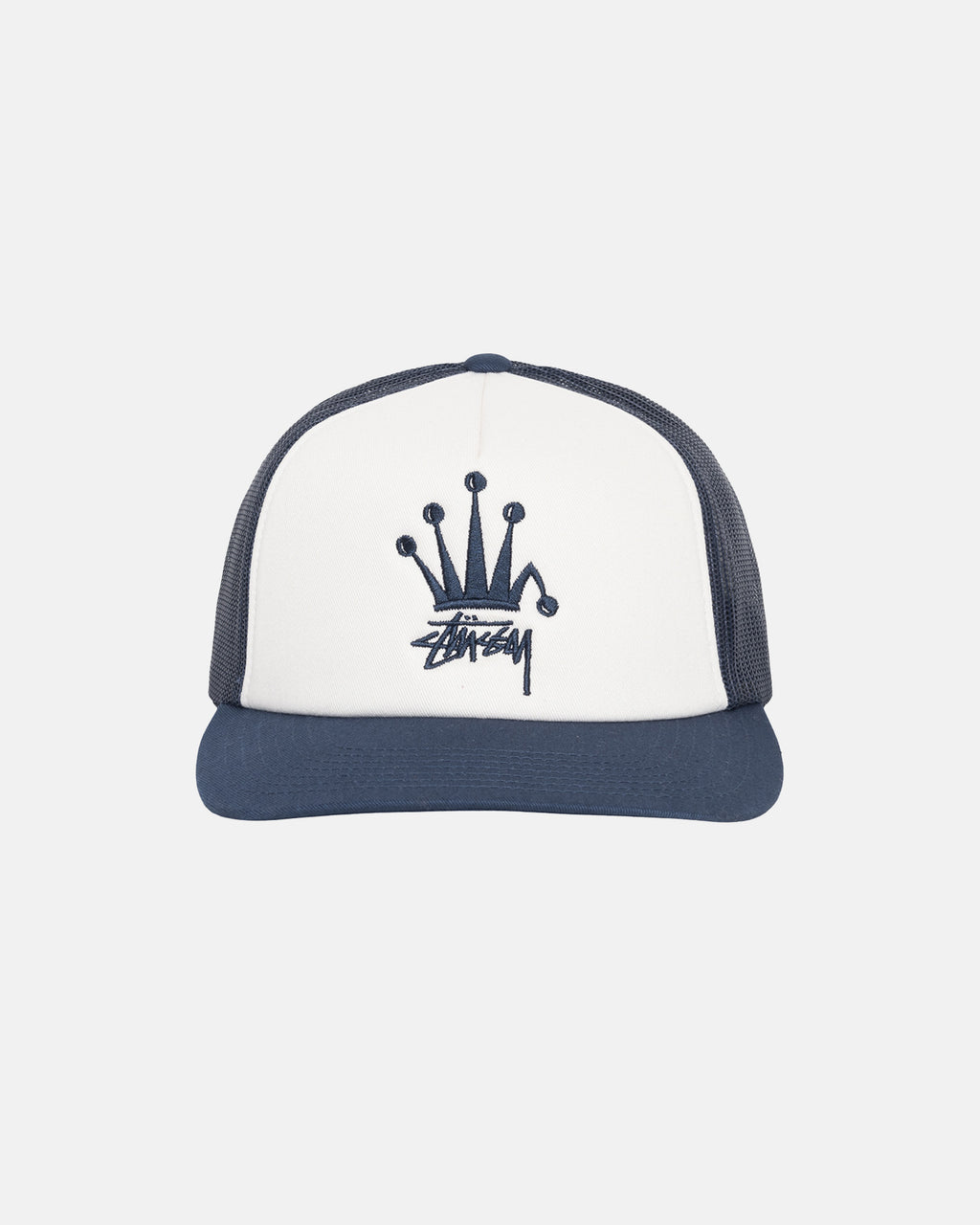 Stussy Crown Stock Trucker Kasketter Mørkeblå | 6218HXNWG