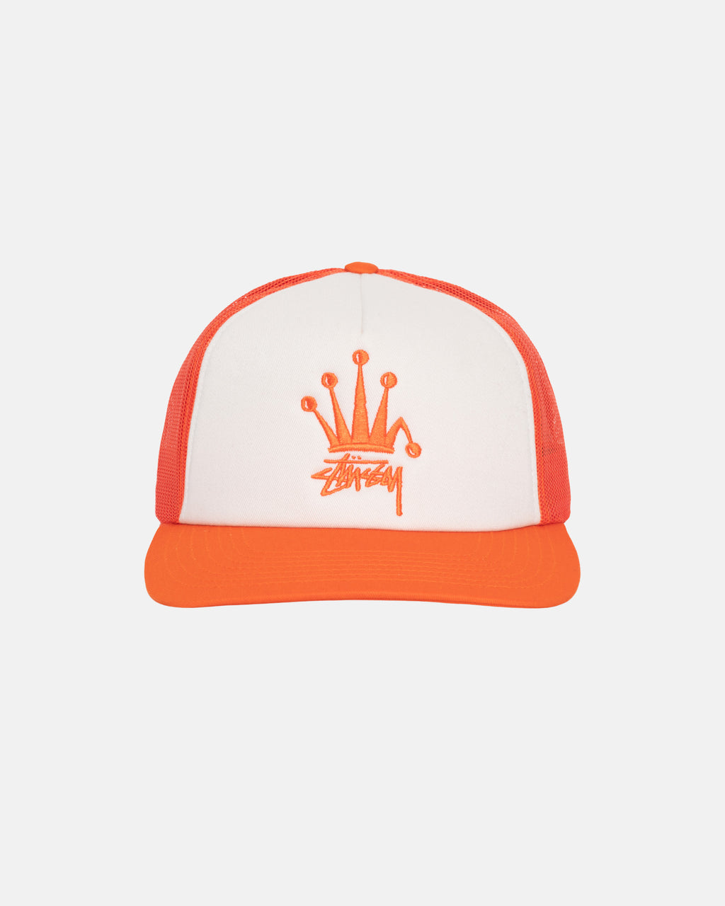 Stussy Crown Stock Trucker Kasketter Orange | 5012KNQXC