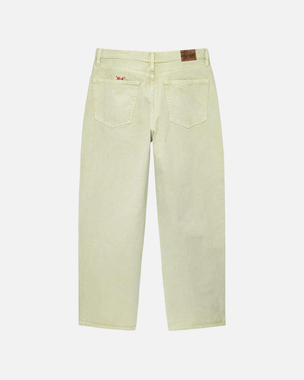 Stussy Double Dye Big 'ol Jeans Hvide | 0748LNMHU