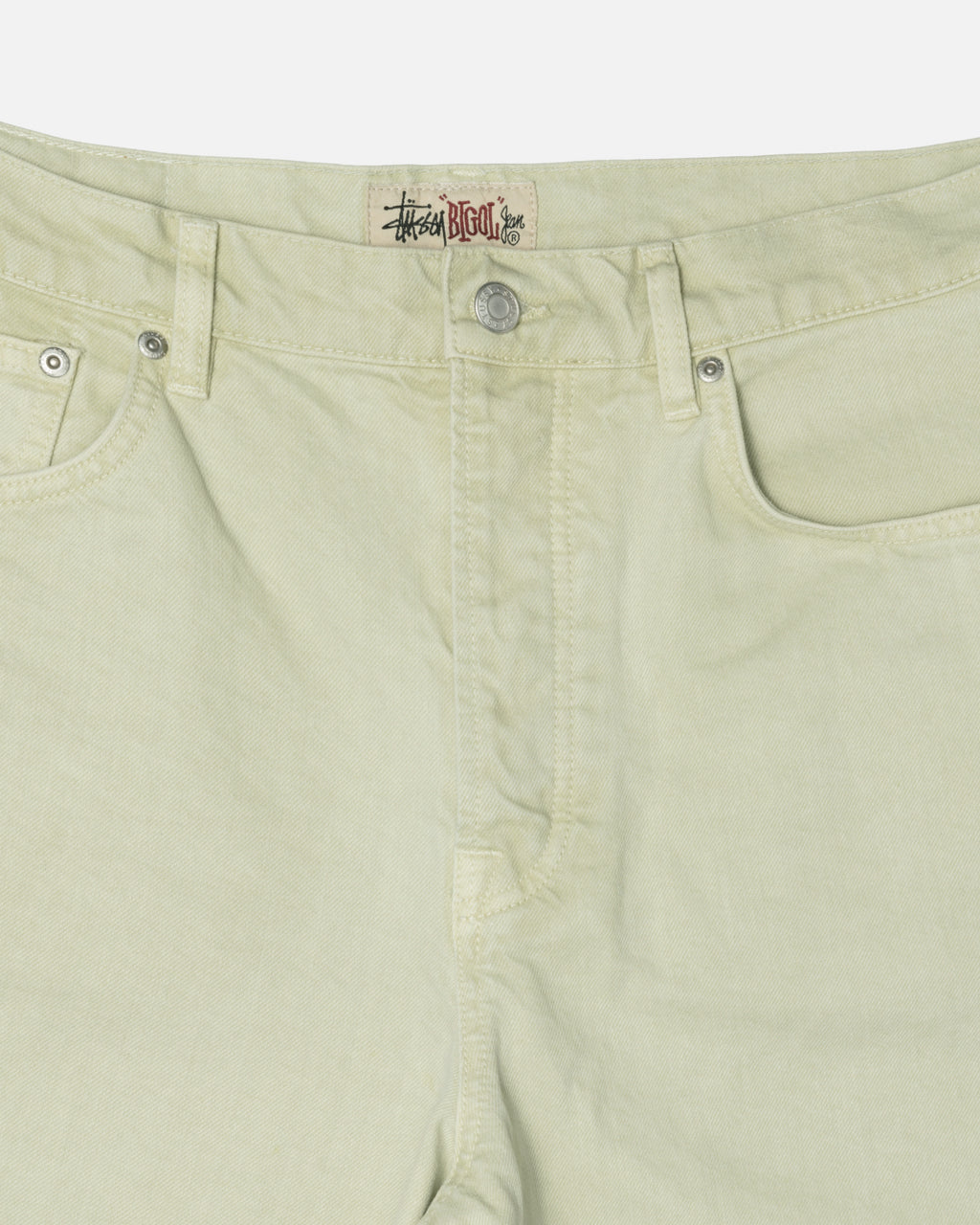 Stussy Double Dye Big 'ol Jeans Hvide | 0748LNMHU